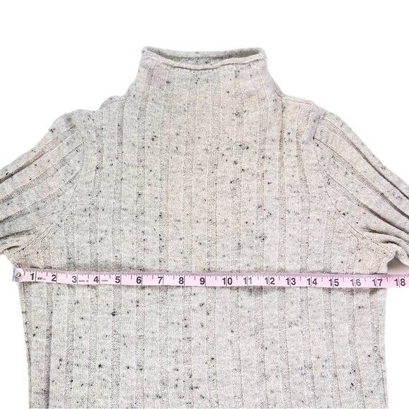 Madewell Wool Blend Sweater Women’s Size XS Donegal Evercrest Mock-Neck Knit Top - Picture 7 of 9